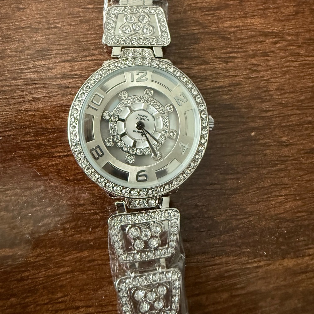 Geneva Women's 18K Gold Dip Watch with Crystal Accents
